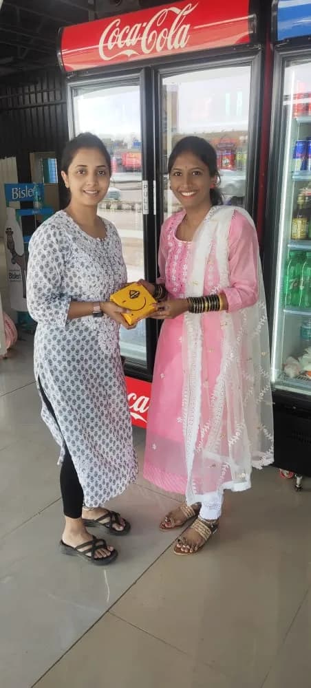 Celebrity visiting Kaka Pedhewale
