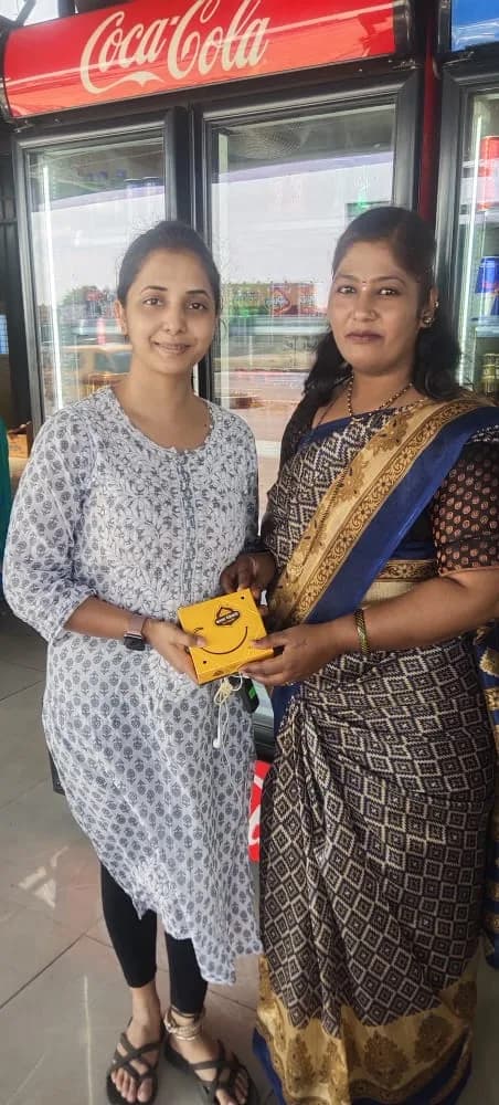 Celebrity visiting Kaka Pedhewale