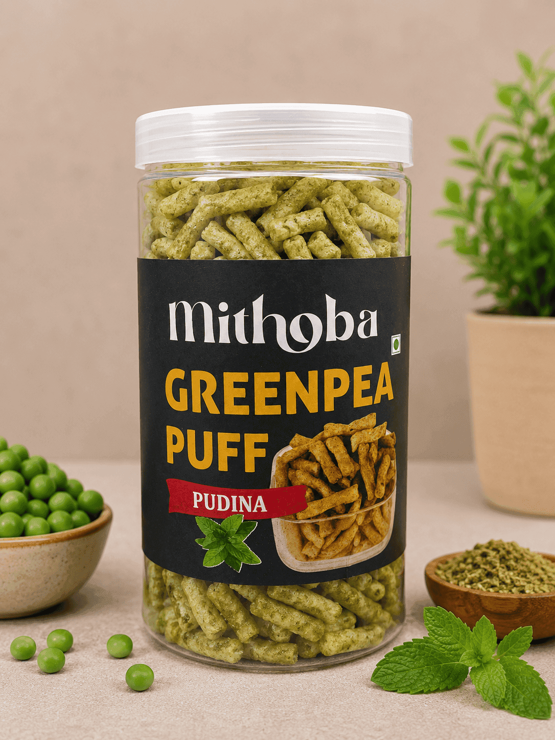 Greenpea Puff Pudina