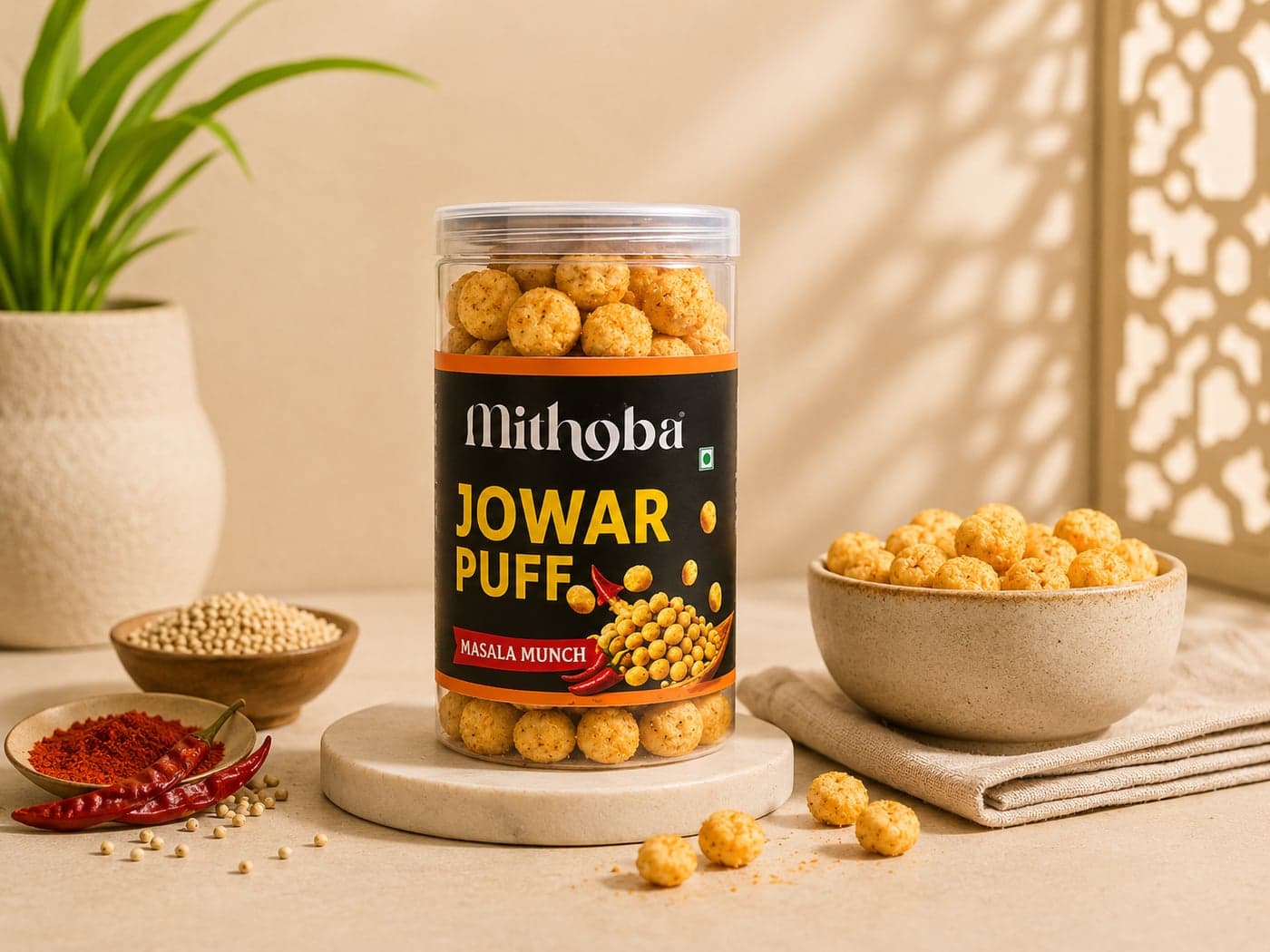 Jowar Puff (Masala Munch)