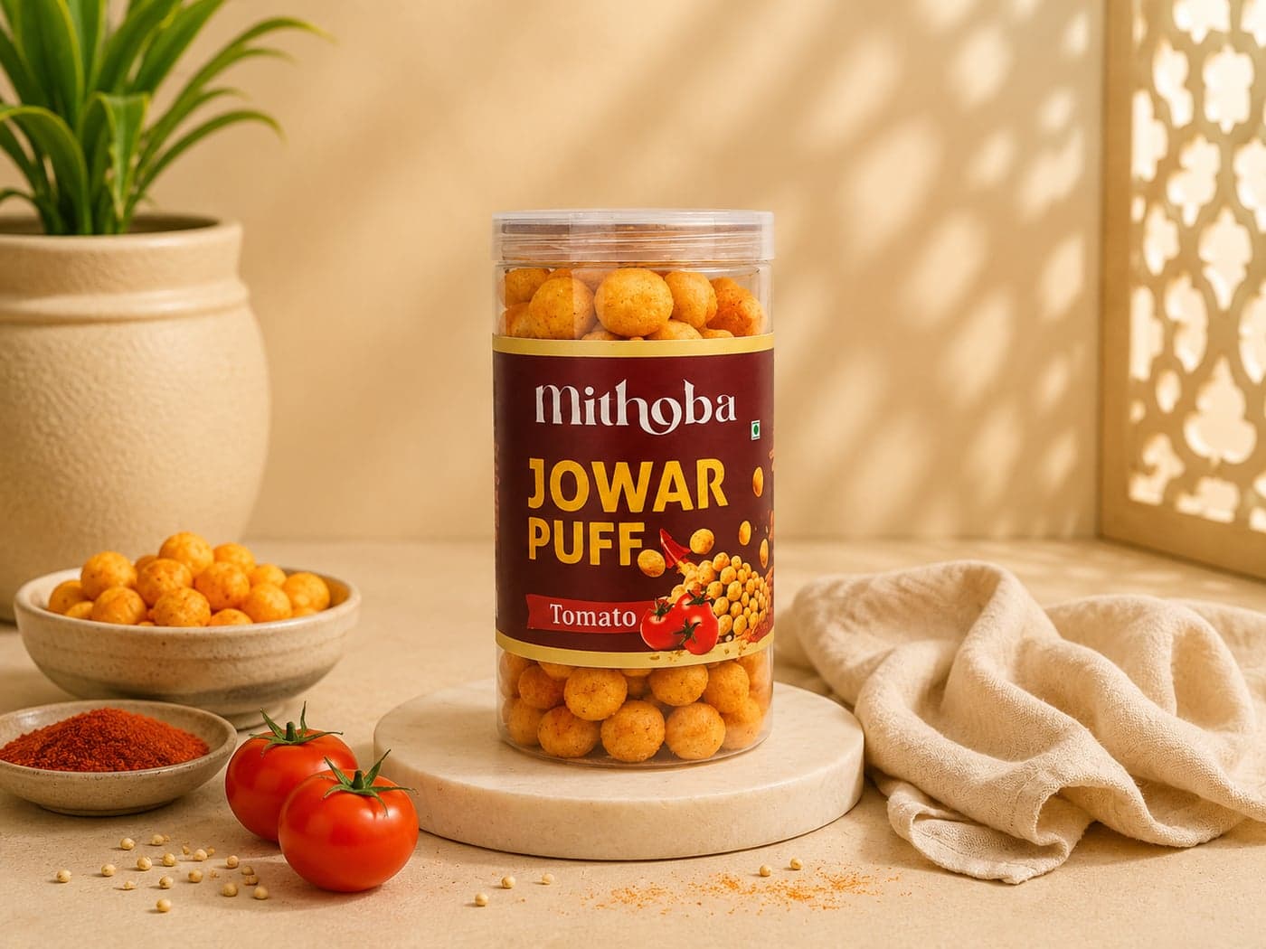 Jowar Puff (Tomato)