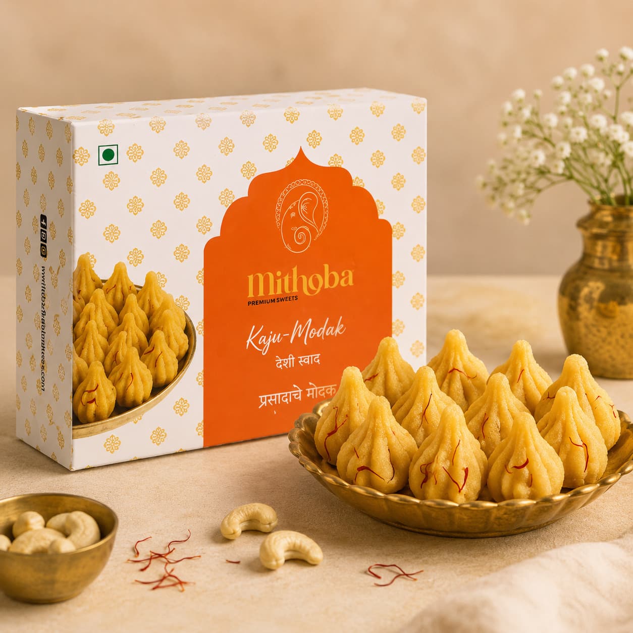 Kaju Keshar Modak